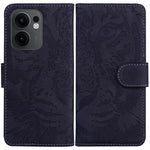 Custodia per cellulare in pelle con motivo a tigre in rilievo, For OPPO Reno13 Pro Global, For OPPO Reno13 Global, For OPPO Reno13 F 4G / 5G, For OPPO Reno12 F 5G