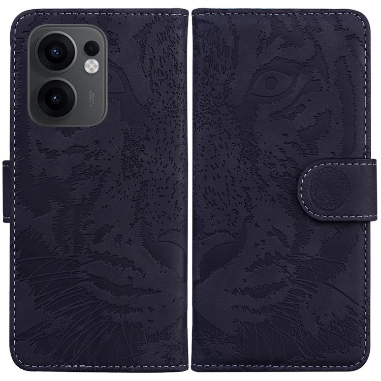 Custodia per cellulare in pelle con motivo a tigre in rilievo, For OPPO Reno13 Pro Global, For OPPO Reno13 Global, For OPPO Reno13 F 4G / 5G, For OPPO Reno12 F 5G