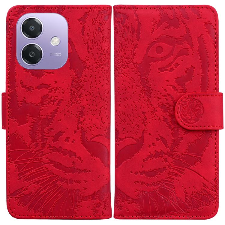 Custodia per cellulare in pelle con motivo a tigre in rilievo, For OPPO Reno15 5G Global, For OPPO A6 GT 5G, For OPPO A5x 5G / A3 4G / 5G / A3x 4G / 5G, For OPPO A5 Pro 5G