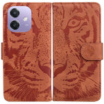 Custodia per cellulare in pelle con motivo a tigre in rilievo, For OPPO Reno15 5G Global, For OPPO A6 GT 5G, For OPPO A5x 5G / A3 4G / 5G / A3x 4G / 5G, For OPPO A5 Pro 5G