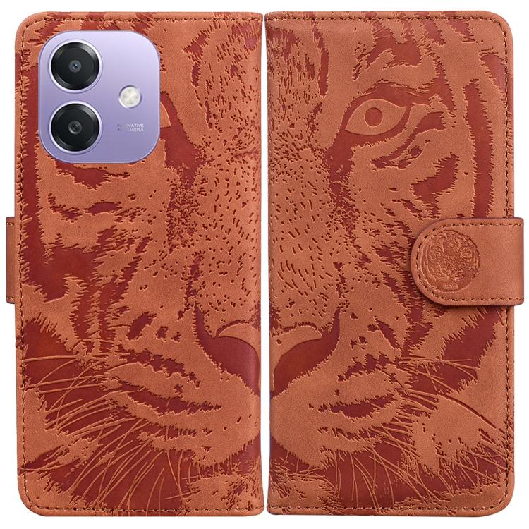 Custodia per cellulare in pelle con motivo a tigre in rilievo, For OPPO Reno15 5G Global, For OPPO A6 GT 5G, For OPPO A5x 5G / A3 4G / 5G / A3x 4G / 5G, For OPPO A5 Pro 5G