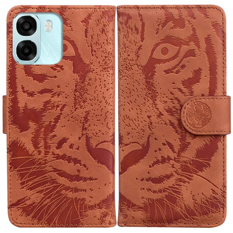 Custodia per cellulare in pelle con motivo a tigre in rilievo, For OPPO A6 / A6s / A6t / A6x 4G / 5G Global, For OPPO Reno15 Pro Max 5G / Reno15 Pro India, For OPPO Reno15 Pro 5G / Reno15 Pro Mini 5G, For OPPO Reno15 F 5G Global
