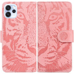 Custodia per cellulare in pelle con motivo a tigre in rilievo, For OPPO A6 / A6s / A6t / A6x 4G / 5G Global, For OPPO Reno15 Pro Max 5G / Reno15 Pro India, For OPPO Reno15 Pro 5G / Reno15 Pro Mini 5G, For OPPO Reno15 F 5G Global