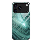 Custodia protettiva per telefono in vetro con motivo in marmo, For iPhone 17 Pro Max, For iPhone 17 Pro, For iPhone 17