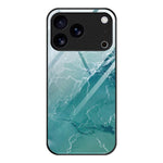Custodia protettiva per telefono in vetro con motivo in marmo, For iPhone 17 Pro Max, For iPhone 17 Pro, For iPhone 17