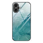 Custodia protettiva per telefono in vetro con motivo in marmo, For iPhone 17 Pro Max, For iPhone 17 Pro, For iPhone 17
