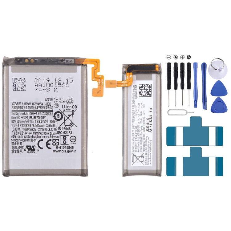 Sostituzione della batteria, EB-BF700ABY  EB-BF701ABY, BF917ABY BF916ABY, EB-BF907ABA, EB-BF901ABA, EB-BF900ABU, EB-BF901ABU, EB-BF723ABU, EB-BF724ABU, EB-BF711ABY, EB-BF712ABY, EB-BF707ABY, EB-BF708ABY, EB-BT365BBE, EB-BT575BBE