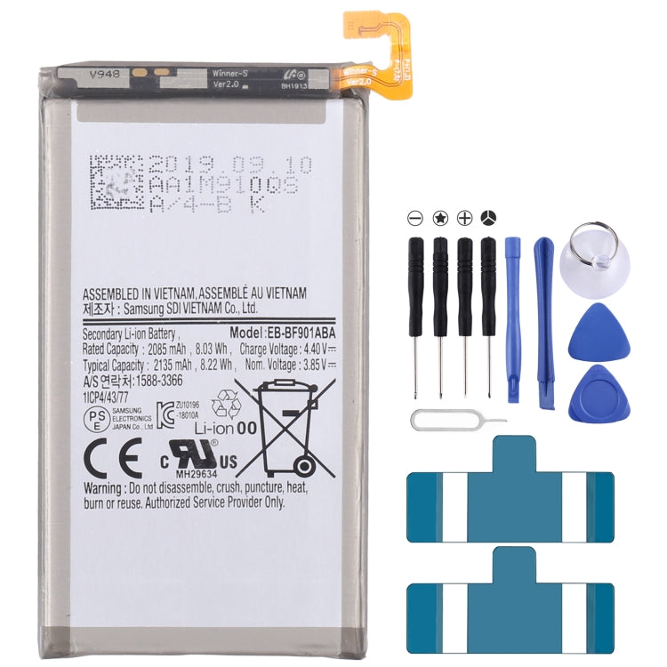 Sostituzione della batteria, EB-BF700ABY  EB-BF701ABY, BF917ABY BF916ABY, EB-BF907ABA, EB-BF901ABA, EB-BF900ABU, EB-BF901ABU, EB-BF723ABU, EB-BF724ABU, EB-BF711ABY, EB-BF712ABY, EB-BF707ABY, EB-BF708ABY, EB-BT365BBE, EB-BT575BBE