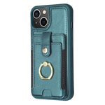 BF27 Custodia per telefono con porta carte di credito ad anello in metallo, For iPhone 14 Plus, For iPhone 15 Pro Max, For iPhone 14 / 13