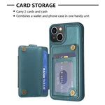BF27 Custodia per telefono con porta carte di credito ad anello in metallo, For iPhone 14 Plus, For iPhone 15 Pro Max, For iPhone 14 / 13