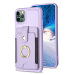 BF27 Custodia per telefono con porta carte di credito ad anello in metallo, For iPhone 11 Pro, For iPhone X / XS, For iPhone XR