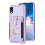 BF27 Custodia per telefono con porta carte di credito ad anello in metallo, For iPhone 11 Pro, For iPhone X / XS, For iPhone XR