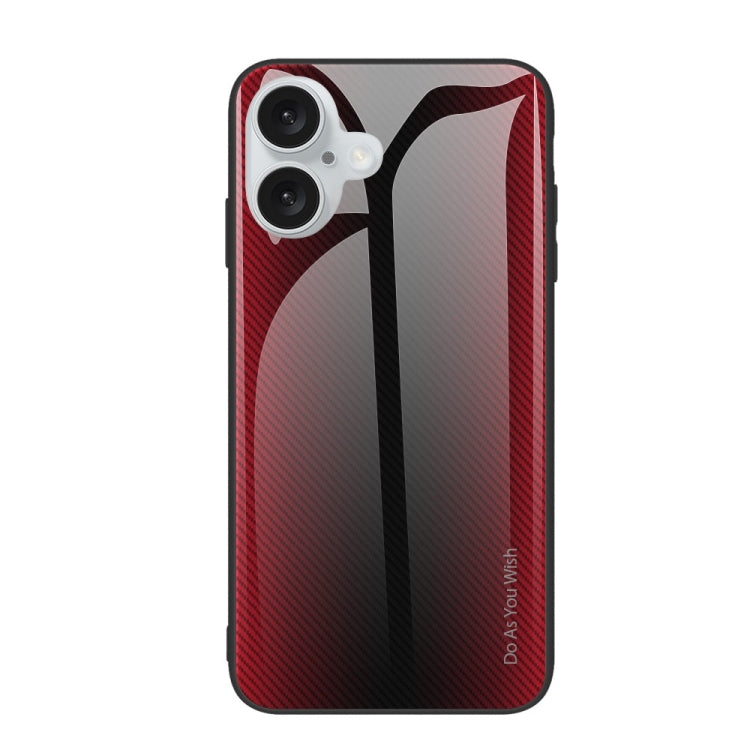 Custodia per cellulare in TPU con vetro sfumato, For iPhone 16 Pro Max, For iPhone 16 Pro, For iPhone 16 Plus, For iPhone 16