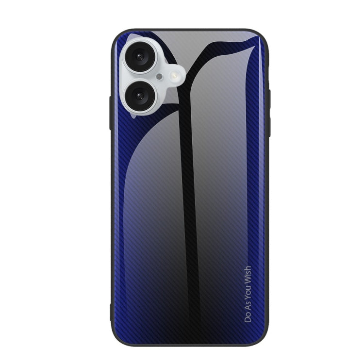 Custodia per cellulare in TPU con vetro sfumato, For iPhone 16 Pro Max, For iPhone 16 Pro, For iPhone 16 Plus, For iPhone 16