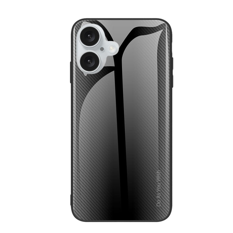 Custodia per cellulare in TPU con vetro sfumato, For iPhone 16 Pro Max, For iPhone 16 Pro, For iPhone 16 Plus, For iPhone 16