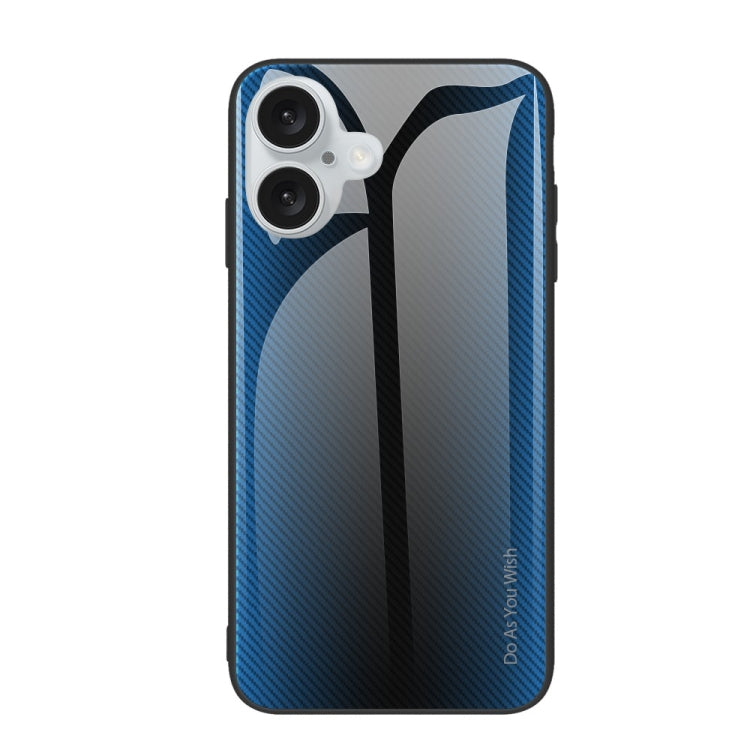 Custodia per cellulare in TPU con vetro sfumato, For iPhone 16 Pro Max, For iPhone 16 Pro, For iPhone 16 Plus, For iPhone 16