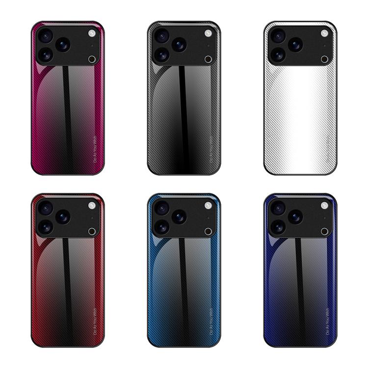 Custodia per cellulare in TPU con vetro sfumato, For iPhone 17 Pro Max, For iPhone 17 Pro, For iPhone 17, For iPhone Air