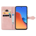 Custodia per telefono in pelle goffrata fiore mandala, For Xiaomi Redmi 12