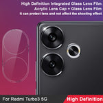 Imak Pellicola con lente in vetro integrata ad alta definizione, For Xiaomi Redmi Turbo 3 5G, For Xiaomi Poco M6 5G, For Xiaomi Redmi Note 13 Pro 4G Global, For Xiaomi Redmi Note 13 4G Global, For Xiaomi Redmi 13C 5G / 13R 5G                           ...
