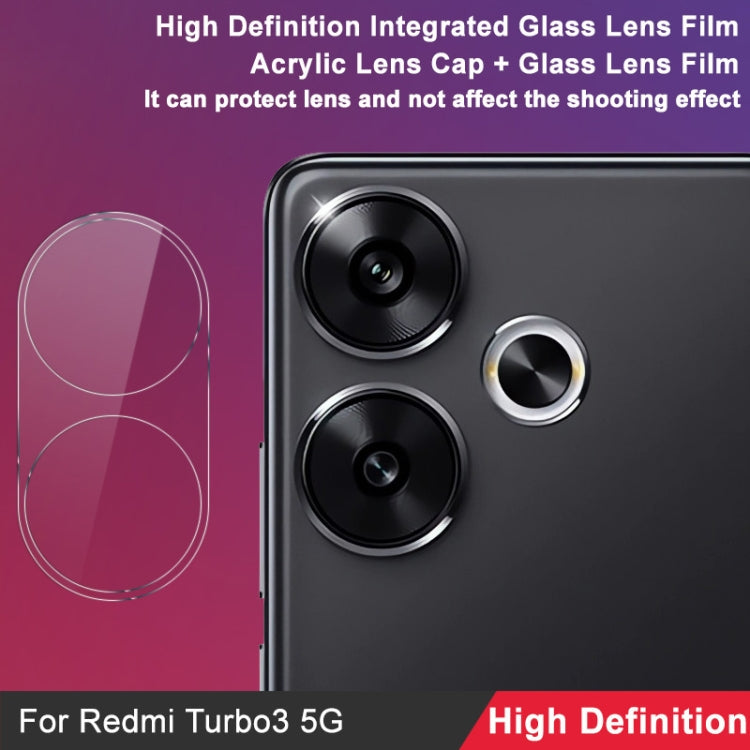 Imak Pellicola con lente in vetro integrata ad alta definizione, For Xiaomi Redmi Turbo 3 5G, For Xiaomi Poco M6 5G, For Xiaomi Redmi Note 13 Pro 4G Global, For Xiaomi Redmi Note 13 4G Global, For Xiaomi Redmi 13C 5G / 13R 5G                           ...