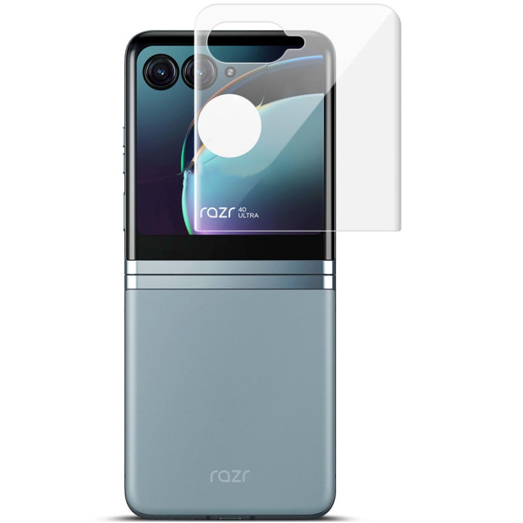 1 set di film idrogel curvo a schermo intero imak Set di film anteriore + posteriore, For Motorola Razr 40 Ultra