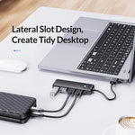 ORICO PAPW4A-U3 Adattatore HUB per docking station multifunzione da USB a USB 4 in 1, PAPW4A-U3