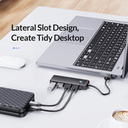 ORICO PAPW4A-U3 Adattatore HUB per docking station multifunzione da USB a USB 4 in 1, PAPW4A-U3