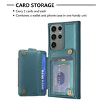 Custodia portafoglio con porta carte per Samsung Galaxy
