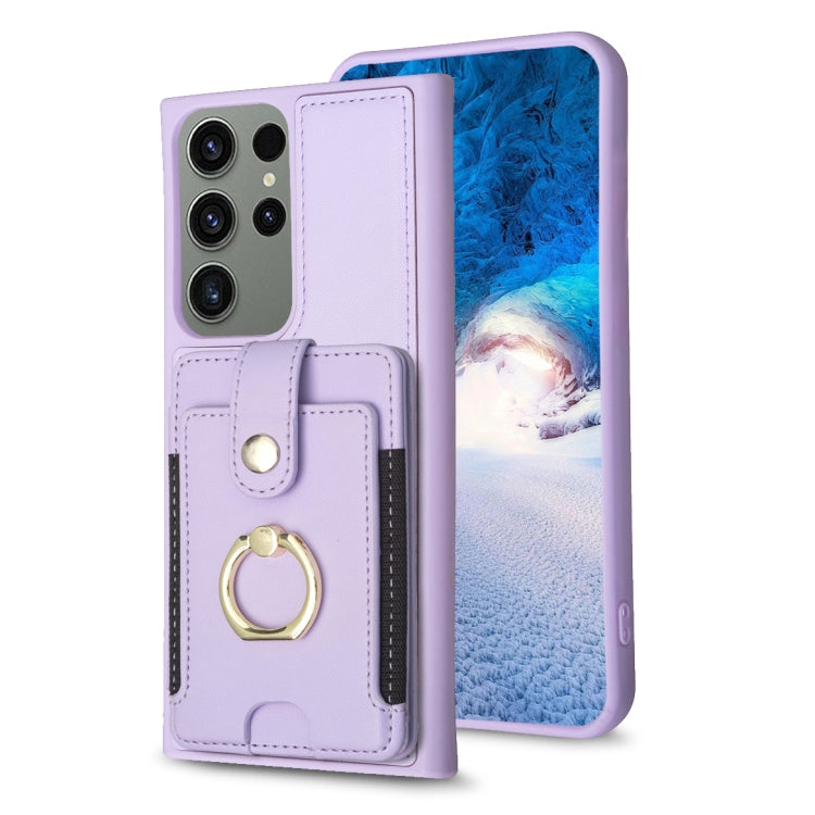 Custodia portafoglio con porta carte per Samsung Galaxy