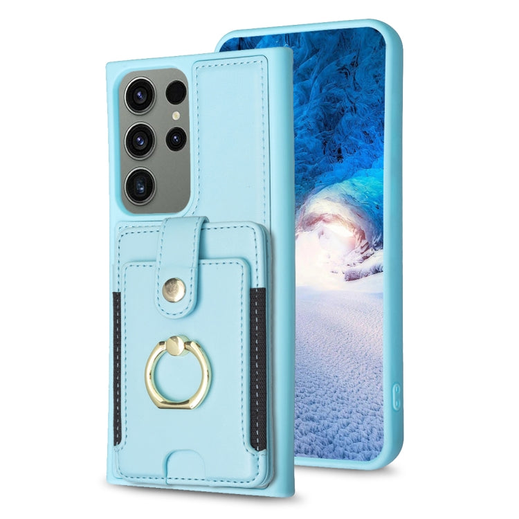 Custodia portafoglio con porta carte per Samsung Galaxy