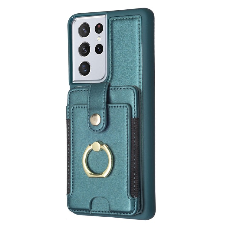 Custodia portafoglio Samsung Galaxy S21 Ultra 5G in TPU