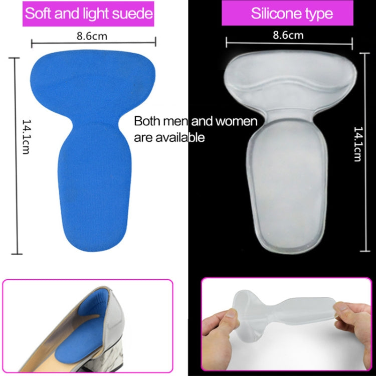 1 paio di adesivi per talloni ispessiti in silicone anti-macinazione 2 in 1