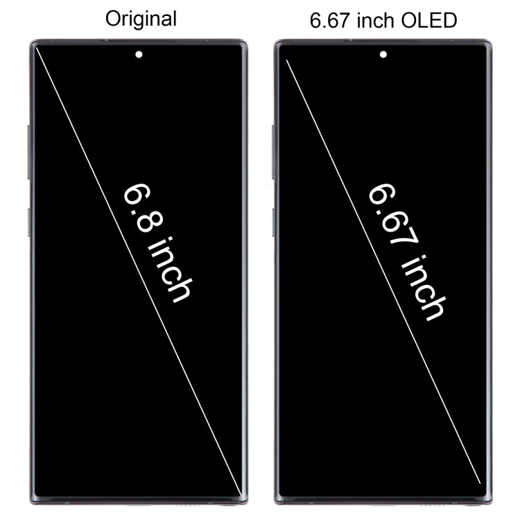 LCD OLED Screen Digitizer Full Assembly With Frame