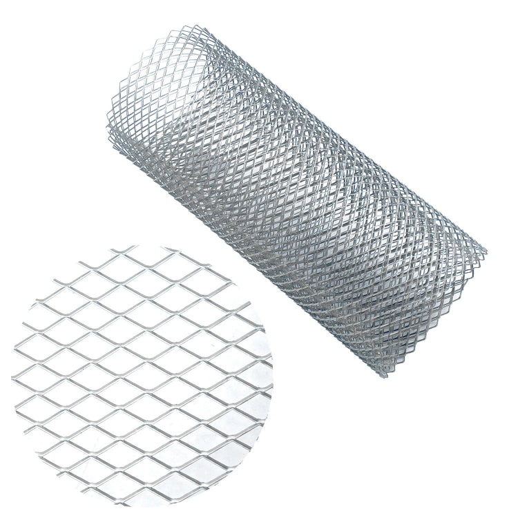 Paraurti con inserto griglia in lega di alluminio 100x33 cm