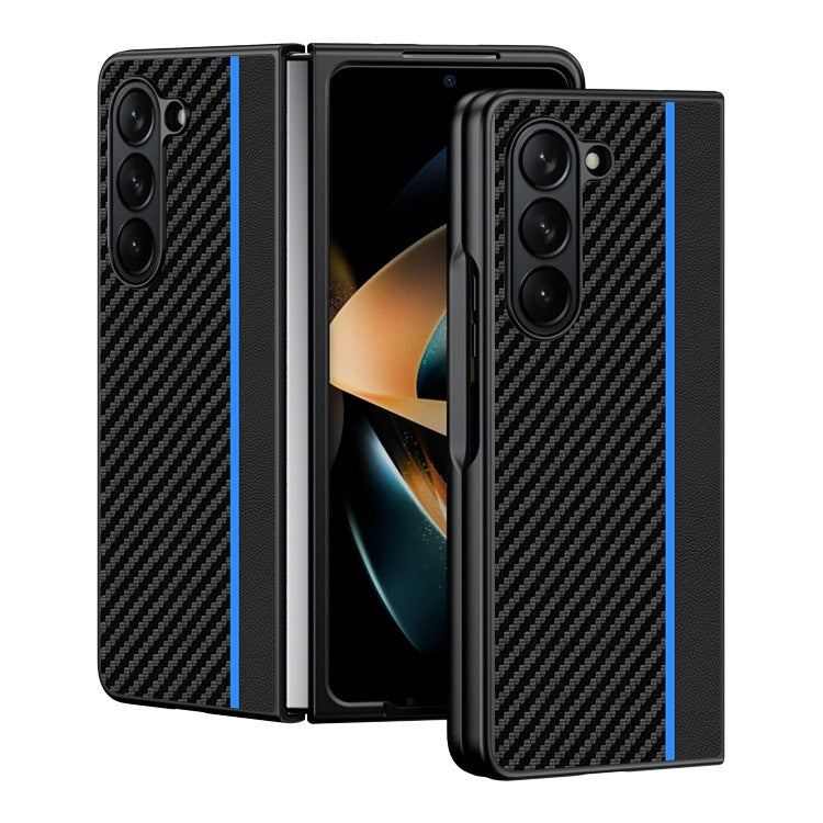 Custodia per telefono con stampa in fibra di carbonio ultrasottile, For Samsung Galaxy Z Flip7, For Samsung Galaxy Z Flip6, For Samsung Galaxy Z Fold6, For Samsung Galaxy Z Fold5