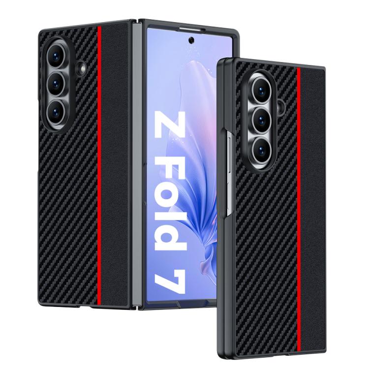 Custodia per telefono con stampa in fibra di carbonio ultrasottile, For Galaxy Z Fold8 5G, For Galaxy Z Fold8 Ultra 5G, For Galaxy Z Flip8 5G, For Samsung Galaxy Z Fold7