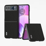 Custodia protettiva per telefono ABELL in fibra di carbonio, For Motorola Razr 40