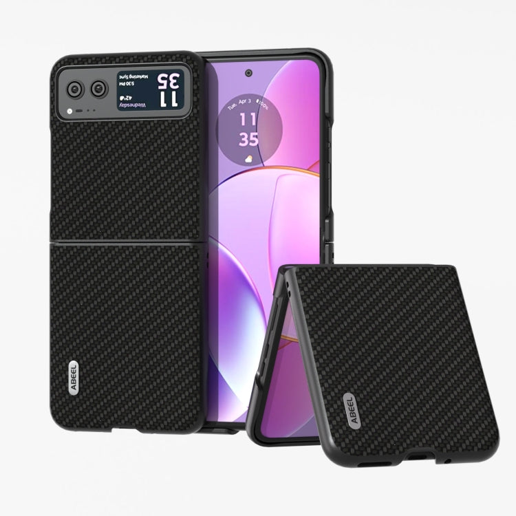 Custodia protettiva per telefono ABELL in fibra di carbonio, For Motorola Razr 40