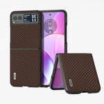 Custodia protettiva per telefono ABELL in fibra di carbonio, For Motorola Razr 40