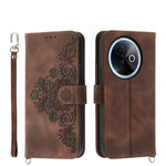 Custodia per telefono in pelle con portafoglio in rilievo con fiori al tatto, For vivo Y39 5G, For vivo Y29s 5G / Y04 4G, For vivo Y29 4G, For vivo V50