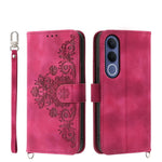 Custodia per telefono in pelle con portafoglio in rilievo con fiori al tatto, For vivo Y600 Pro 5G, For vivo Y21 5G 2026 / Y05 4G, For vivo V70 FE 5G, For vivo Y31d 4G