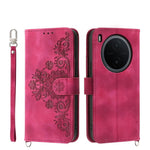 Custodia per telefono in pelle con portafoglio in rilievo con fiori al tatto, For vivo Y600 Pro 5G, For vivo Y21 5G 2026 / Y05 4G, For vivo V70 FE 5G, For vivo Y31d 4G