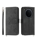 Custodia per telefono in pelle con portafoglio in rilievo con fiori al tatto, For vivo Y600 Pro 5G, For vivo Y21 5G 2026 / Y05 4G, For vivo V70 FE 5G, For vivo Y31d 4G
