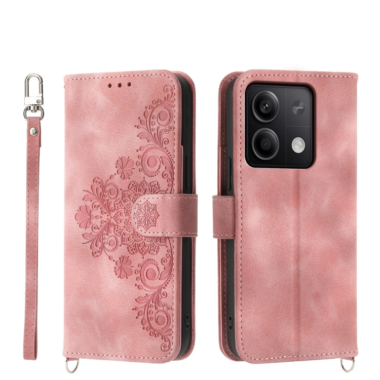 Custodia per telefono in pelle con portafoglio in rilievo con fiori al tatto, For Xiaomi 14 Ultra, For Xiaomi 14 Pro, For Xiaomi 14, For Xiaomi Redmi Note 13 5G