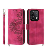 Custodia per telefono in pelle con portafoglio in rilievo con fiori al tatto, For Xiaomi 14 Ultra, For Xiaomi 14 Pro, For Xiaomi 14, For Xiaomi Redmi Note 13 5G