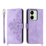 Custodia per telefono in pelle con portafoglio in rilievo con fiori al tatto, For Xiaomi Redmi 13C, For Xiaomi Redmi Note 13 Pro+, For Xiaomi Redmi Note 13 Pro 5G, For Xiaomi 13T
