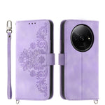 Custodia per telefono in pelle con portafoglio in rilievo con fiori al tatto, For Xiaomi Redmi A3, For Xiaomi Redmi Note 13 Pro 4G, For Xiaomi Redmi Note 13 4G, For Xiaomi Poco X6 Pro 5G