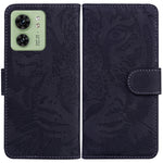 Custodia per telefono in pelle con motivo a tigre in rilievo, For Motorola Moto G14, For Motorola Edge 40, For Motorola Edge 40 Pro