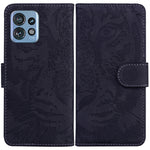 Custodia per telefono in pelle con motivo a tigre in rilievo, For Motorola Moto G14, For Motorola Edge 40, For Motorola Edge 40 Pro