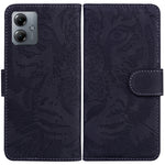 Custodia per telefono in pelle con motivo a tigre in rilievo, For Motorola Moto G14, For Motorola Edge 40, For Motorola Edge 40 Pro